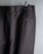 "Vintage wide tapered double-finished slacks"