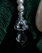 "GUCCI" Beaded design grosgrain ribbon