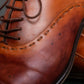 "Santoni" Gradient color leather derby shoes"