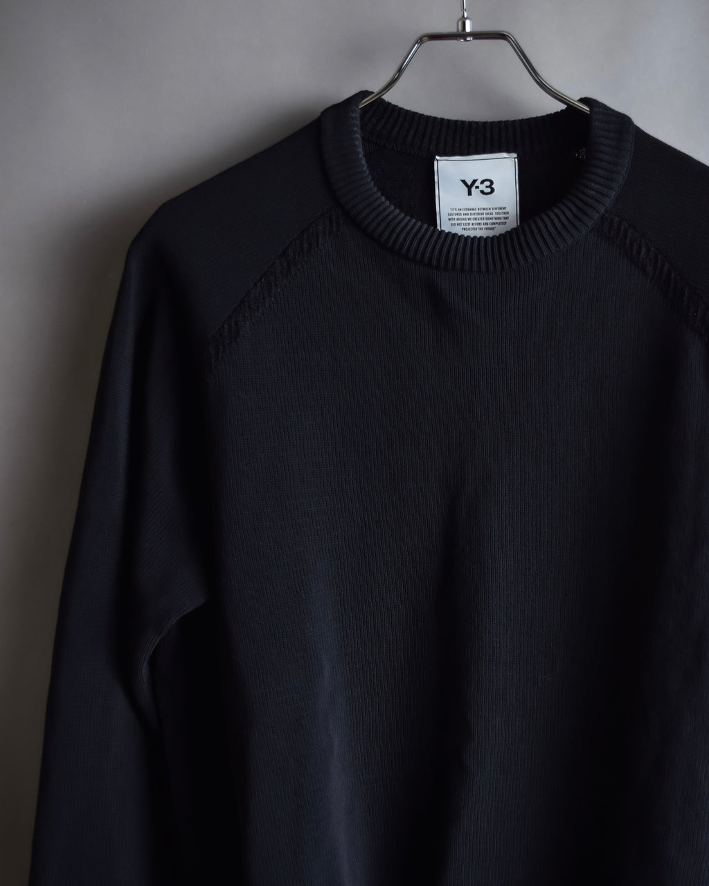 "Y-3" Logo engraved knit pullover