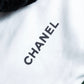 "CHANEL" Rhinestone & Coco mark engraved black lens sunglasses