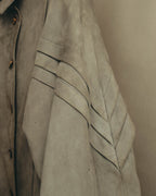-SPECIAL- “LOEWE” 80’s-early 90’s Taupe suede leather blouson jacket