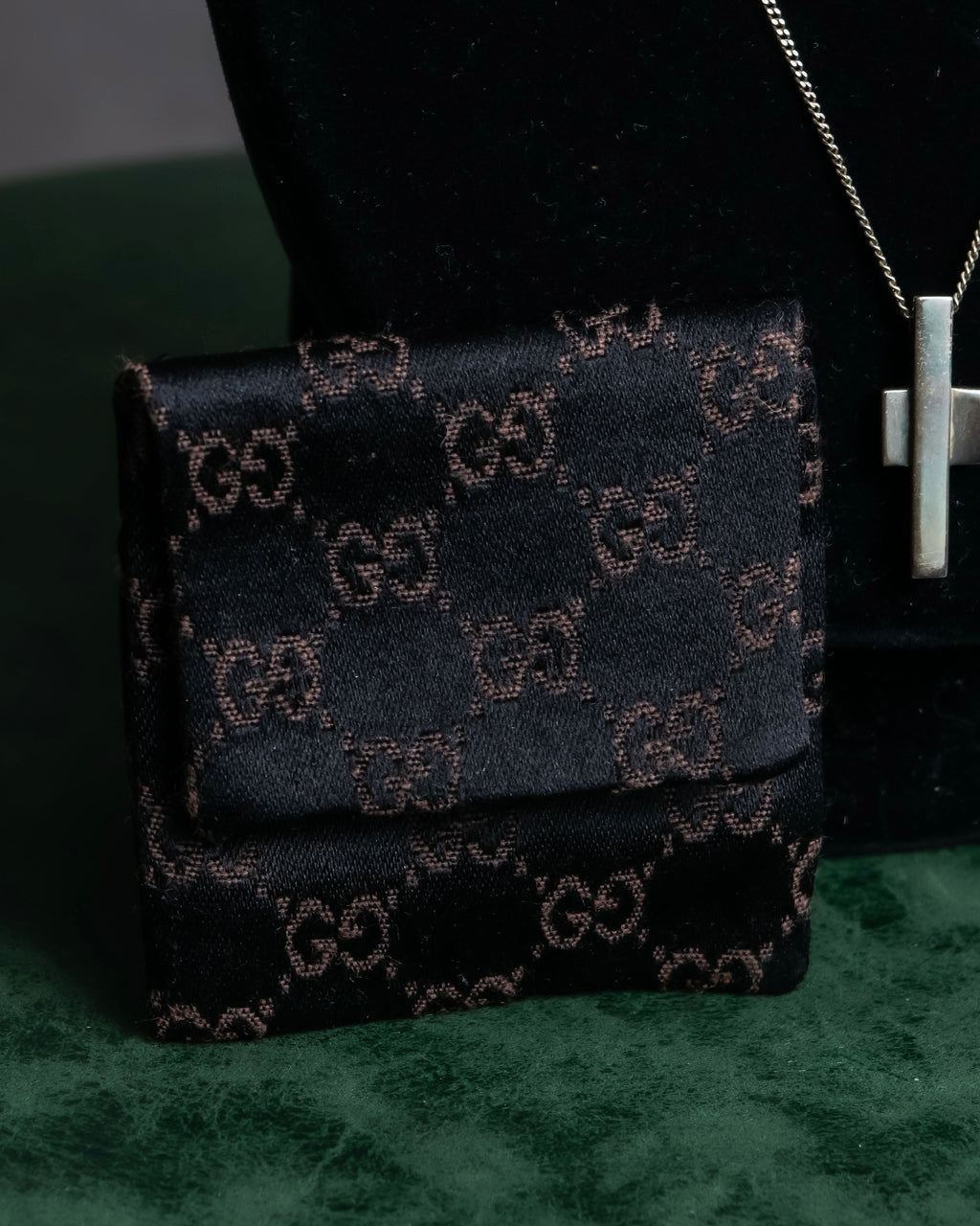 "GUCCI" Cross motif silver 925 necklace