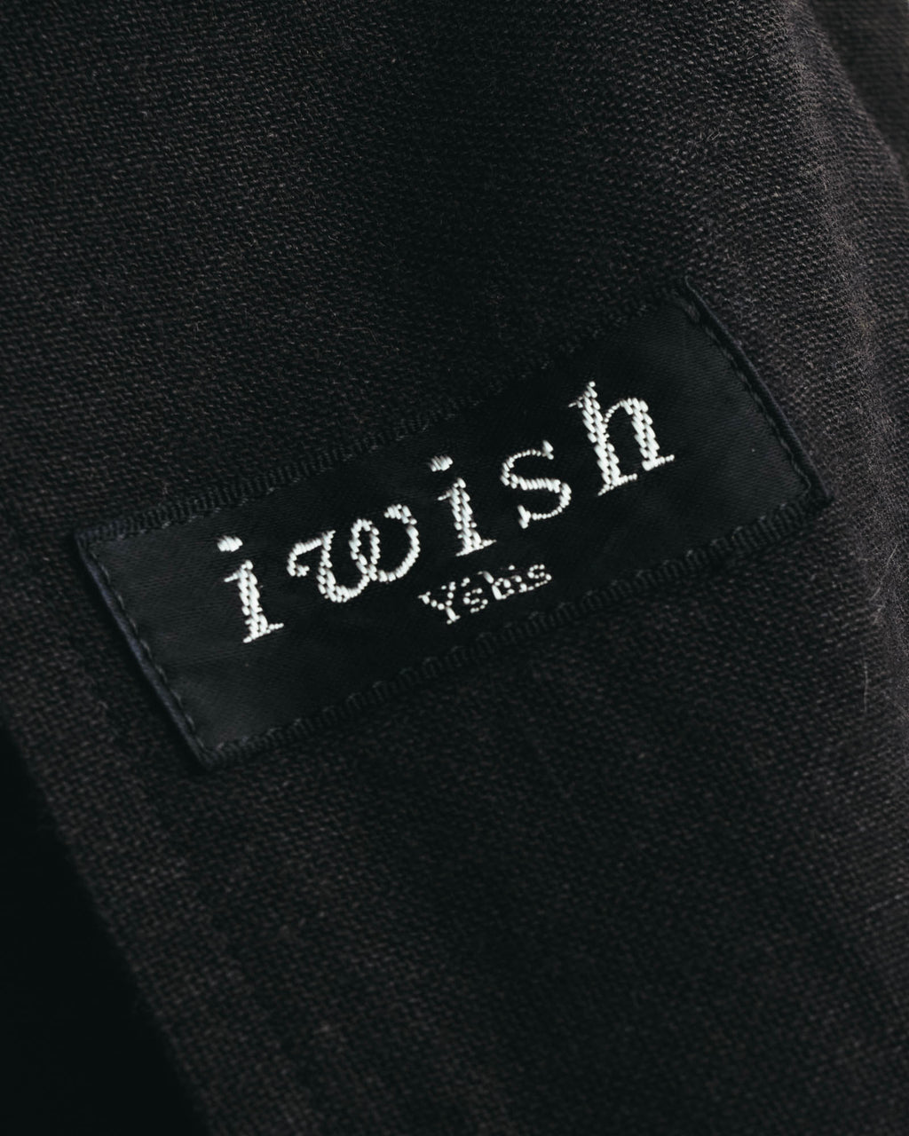 "i wish Y's bis" late 80's-90's Relaxed linen cotton long jacket