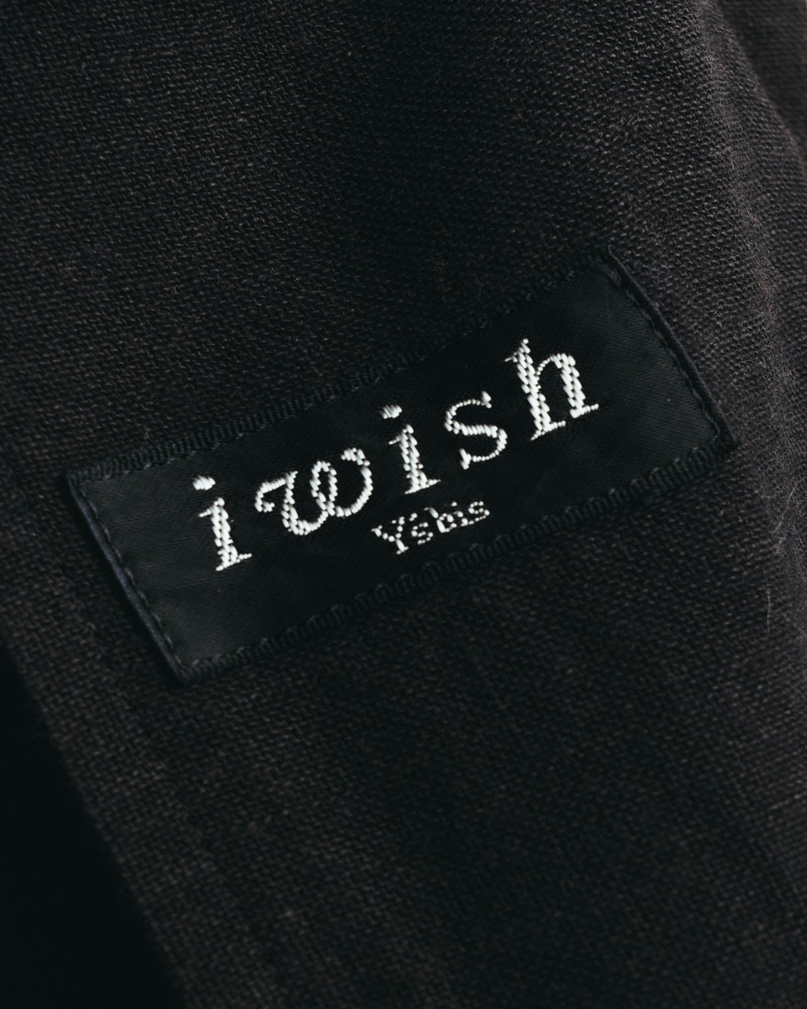 "i wish Y's bis" late 80's-90's Relaxed linen cotton long jacket