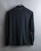 "GIANNI VERSACE COUTURE" Polka dot pattern bowtie collar shirt