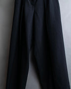 "LOEWE" Deep pleat tapered draped slacks