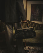 -SPECIAL- “GUCCI“ 90’s-00’s Structured frame gathered leather handbag