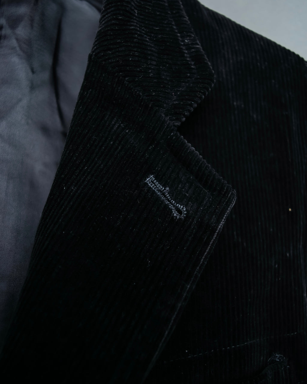 “Y’s for men” beautiful black corduroy single tailored jacket