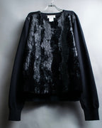 "MAISON MARGIELA"
Fur docking high gauge knit