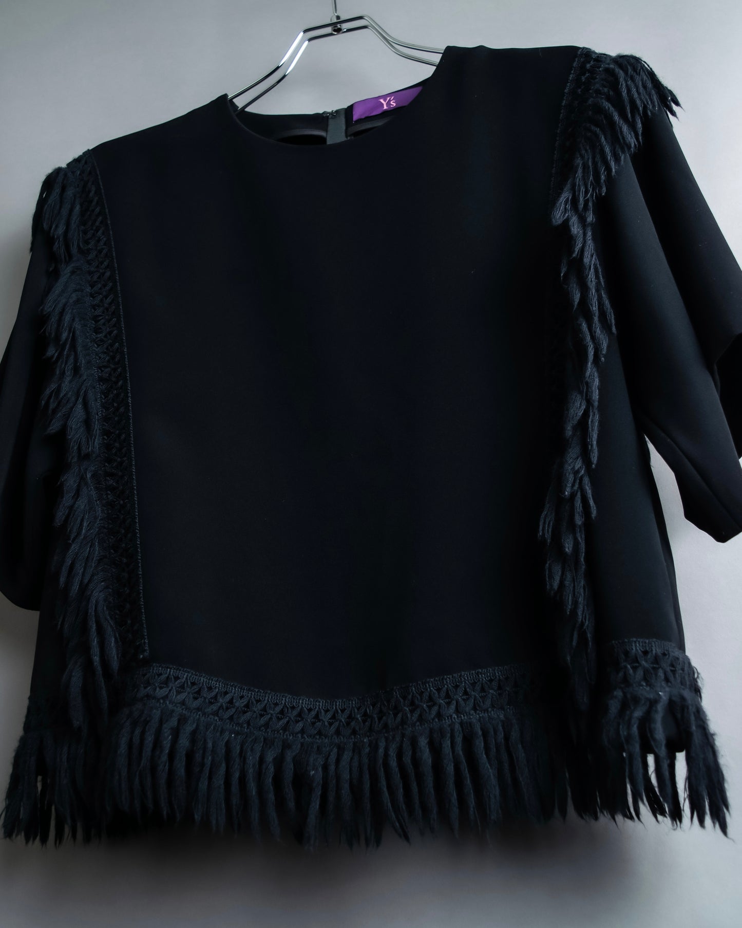 "Y's" Fringe Design Square Tops