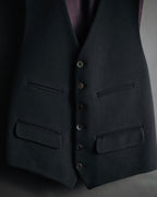 "GUCCI" 00’s wool tailored vest