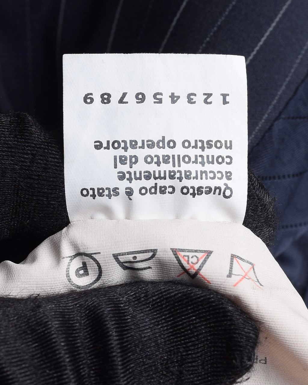 "Dolce & Gabbana" Pinstripe wool tailored jacket