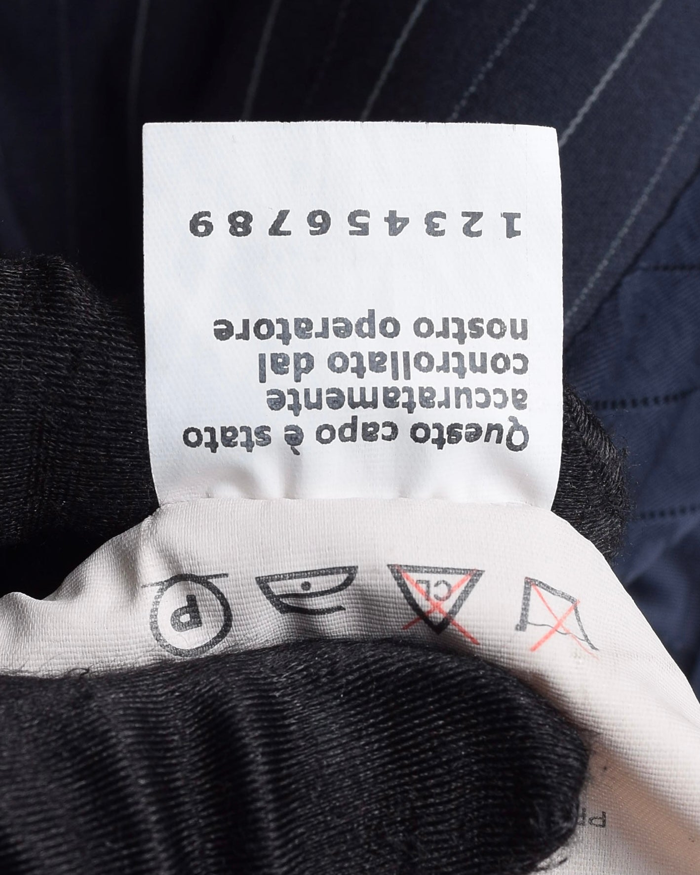 "Dolce & Gabbana" Pinstripe wool tailored jacket