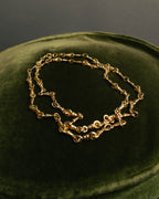 "Christian Dior" 80's-90's Gold tone chain necklace