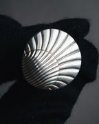 "Georg Jensen" Late 80s - Early 90s sculptural shell motif cufflinks