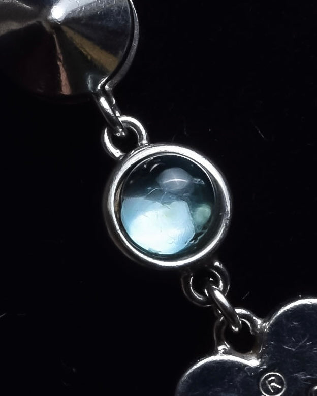 "GUCCI" Heart motif silver necklace