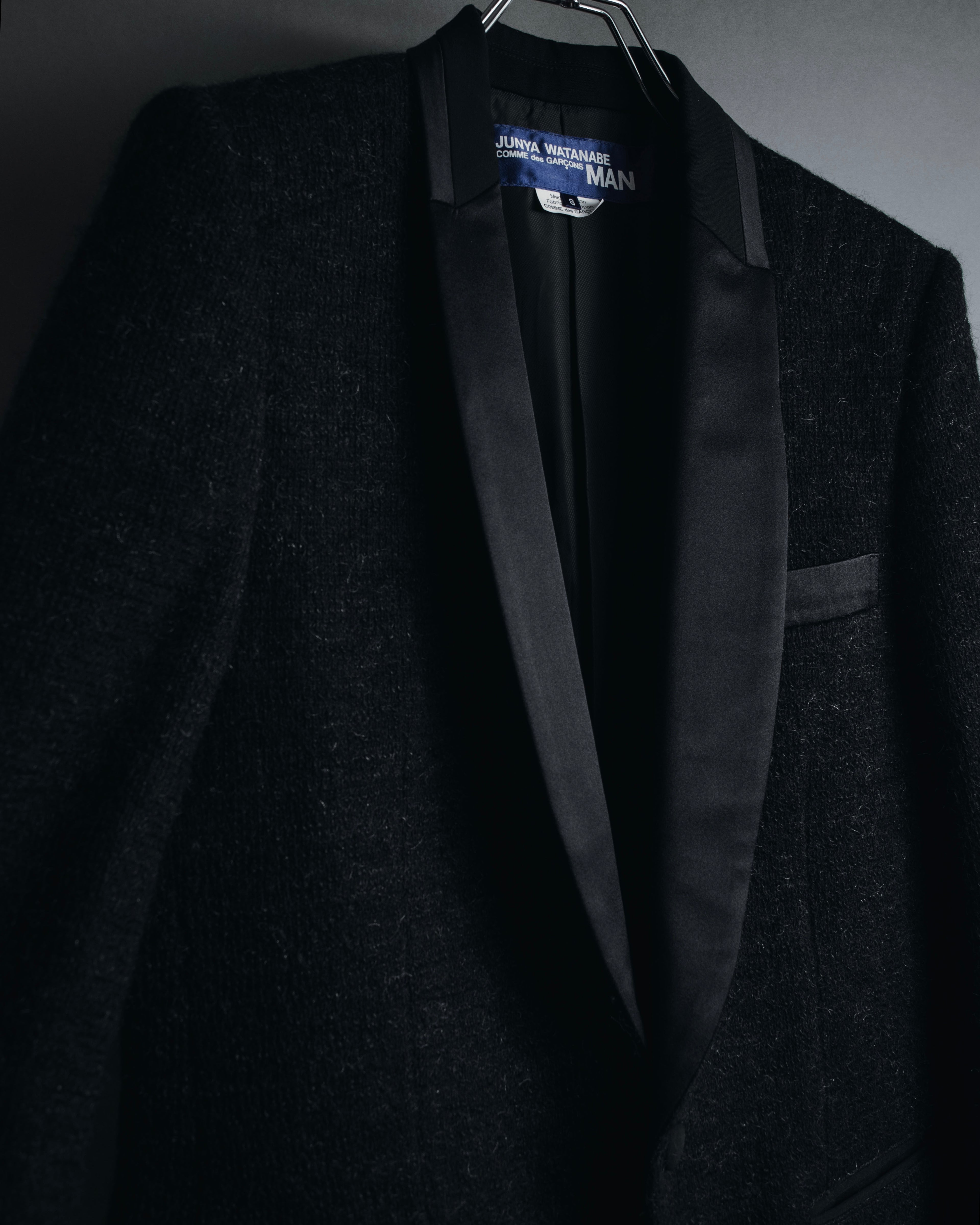 –SPECIAL– "JUNYA WATANABE COMME des GARÇONS MAN" 2015AW mohair blend satin shawl lapels jacket