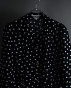 "robe de chambre COMME des GARCONS" 2002SS White dot pattern open collar shirt