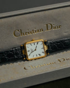 -SPECIAL- "Christian Dior" 90's Classic square quartz watch with Roman dial
