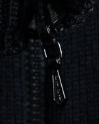 "FENDI" Raglan sleeves short length zip-up knit