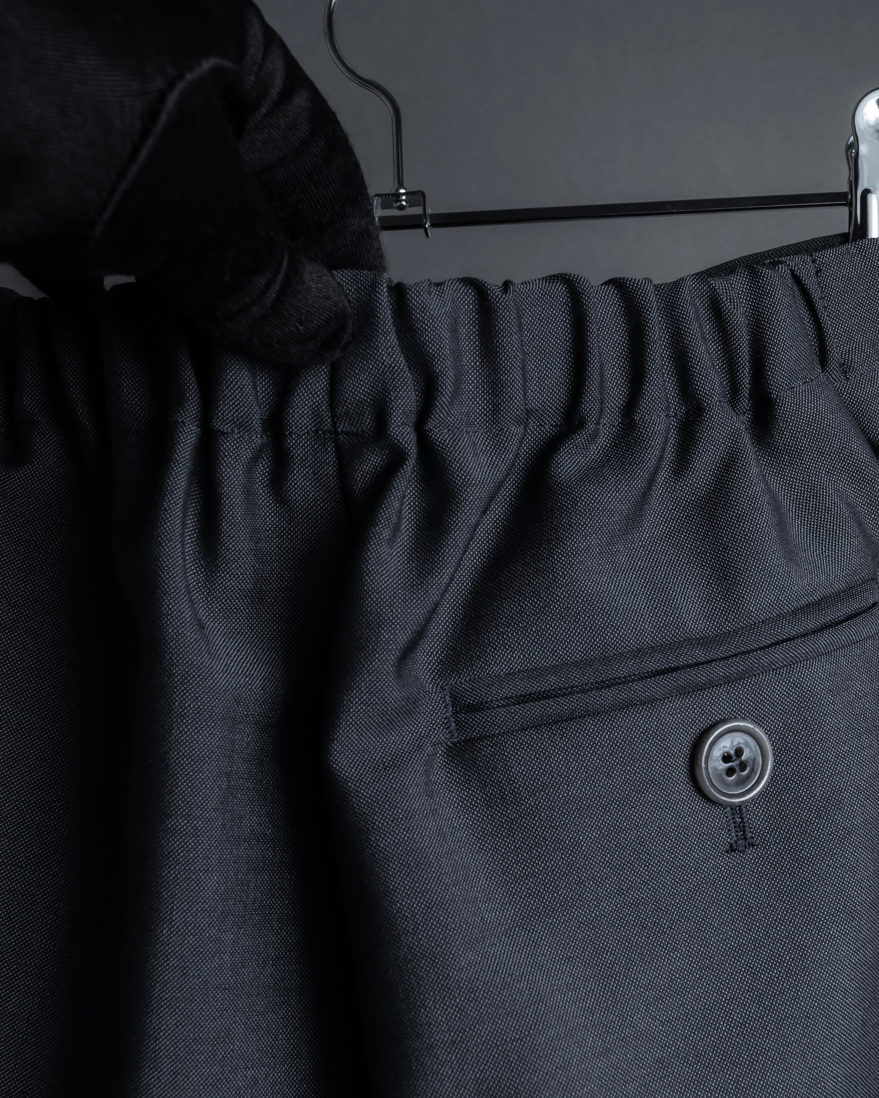 "Acne Studios" Button fly design wide straight slacks