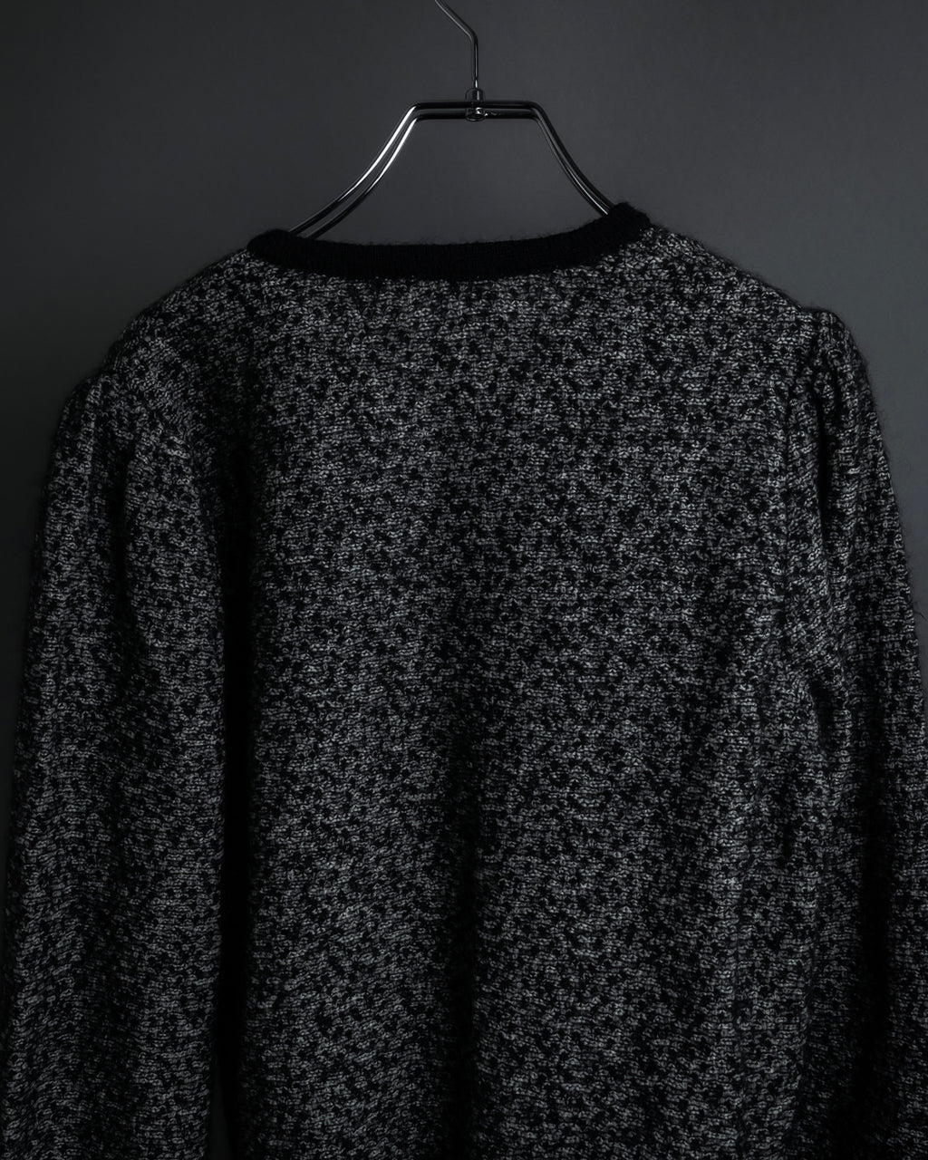 "Christian Dior PRETA PORTER"
Ribbon design mixed yarn knit pullover