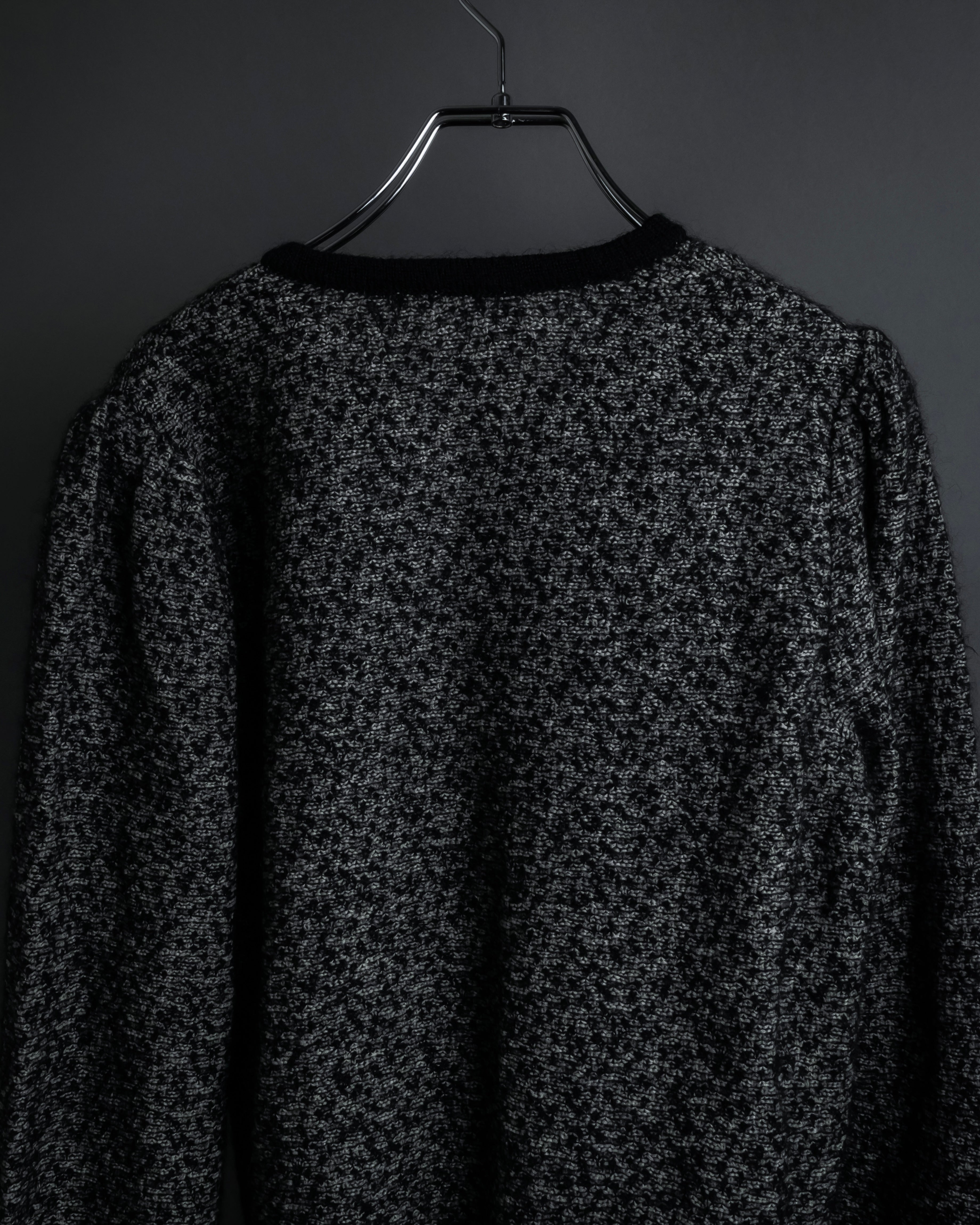 "Christian Dior PRETA PORTER"
Ribbon design mixed yarn knit pullover