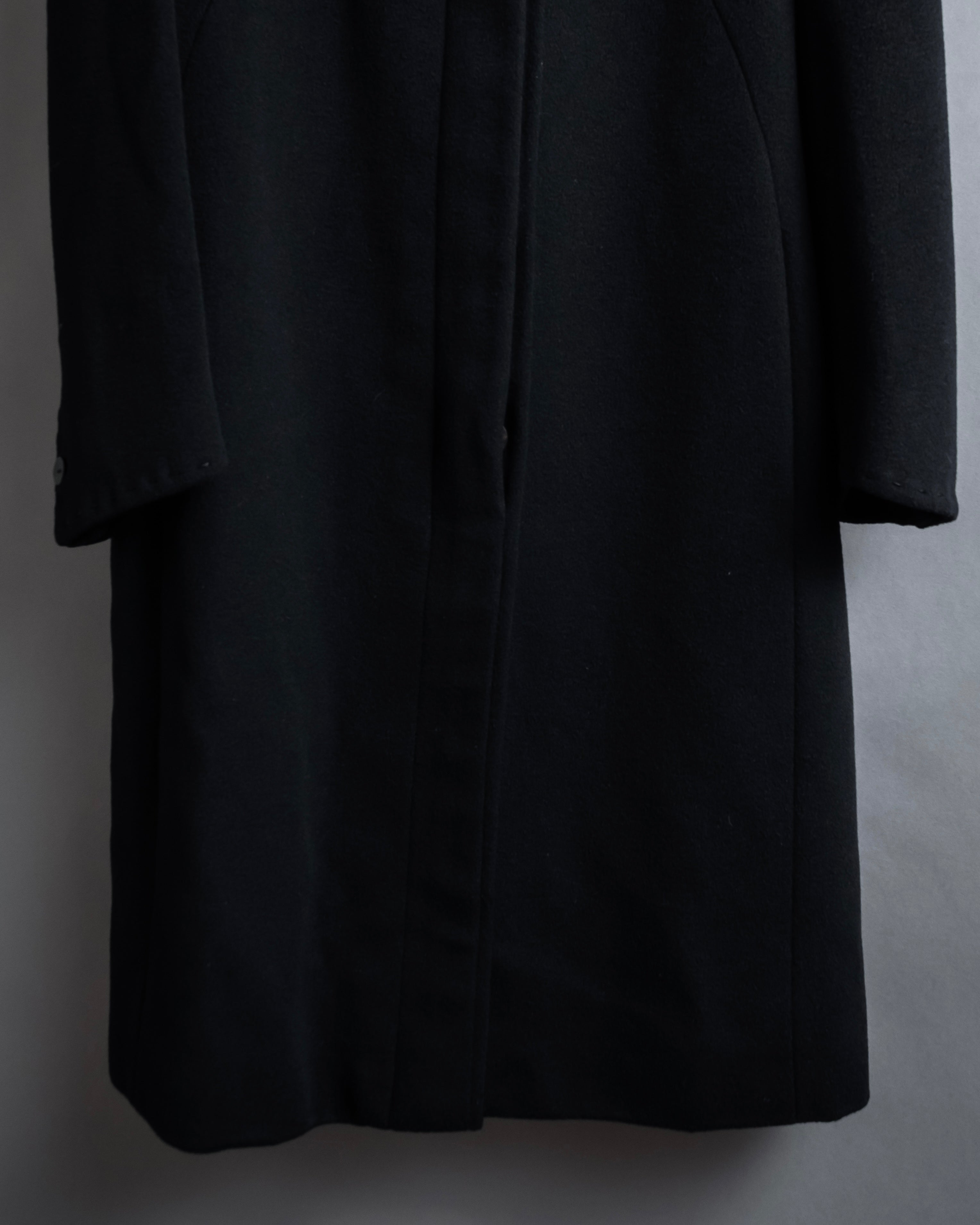 "FENDI" 00's-10's Karl Lagerfeld design shaped long coat