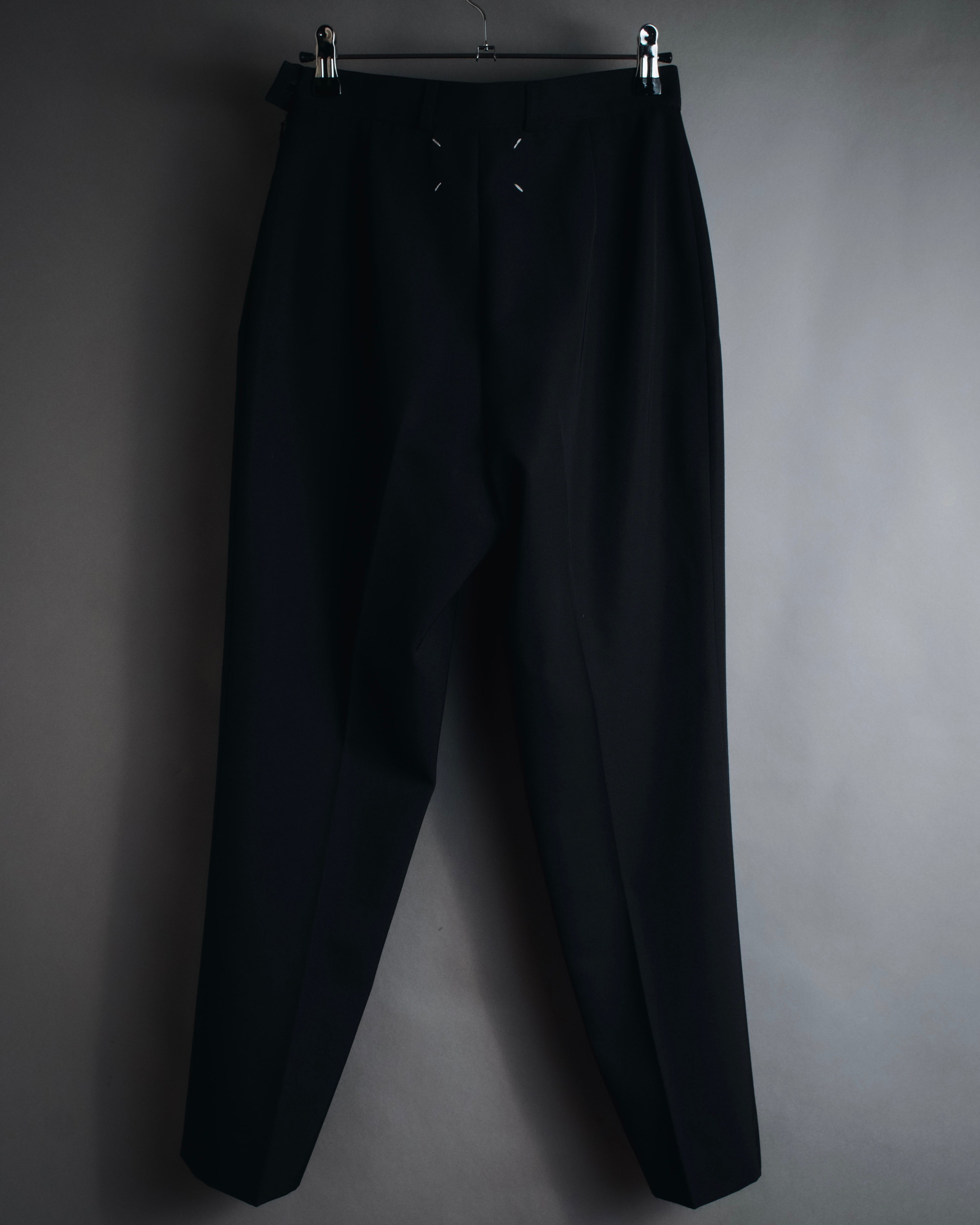 "Maison Margiela" 20AW metal-zip pocket tailored slacks