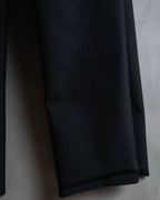 "US navy inspired lace back wide sailor pants"