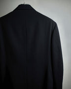 "Y's" 94AW sharp lapel cut design double-breasted jacket