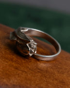 "Tiffany&Co" Sterling silver tulip ring