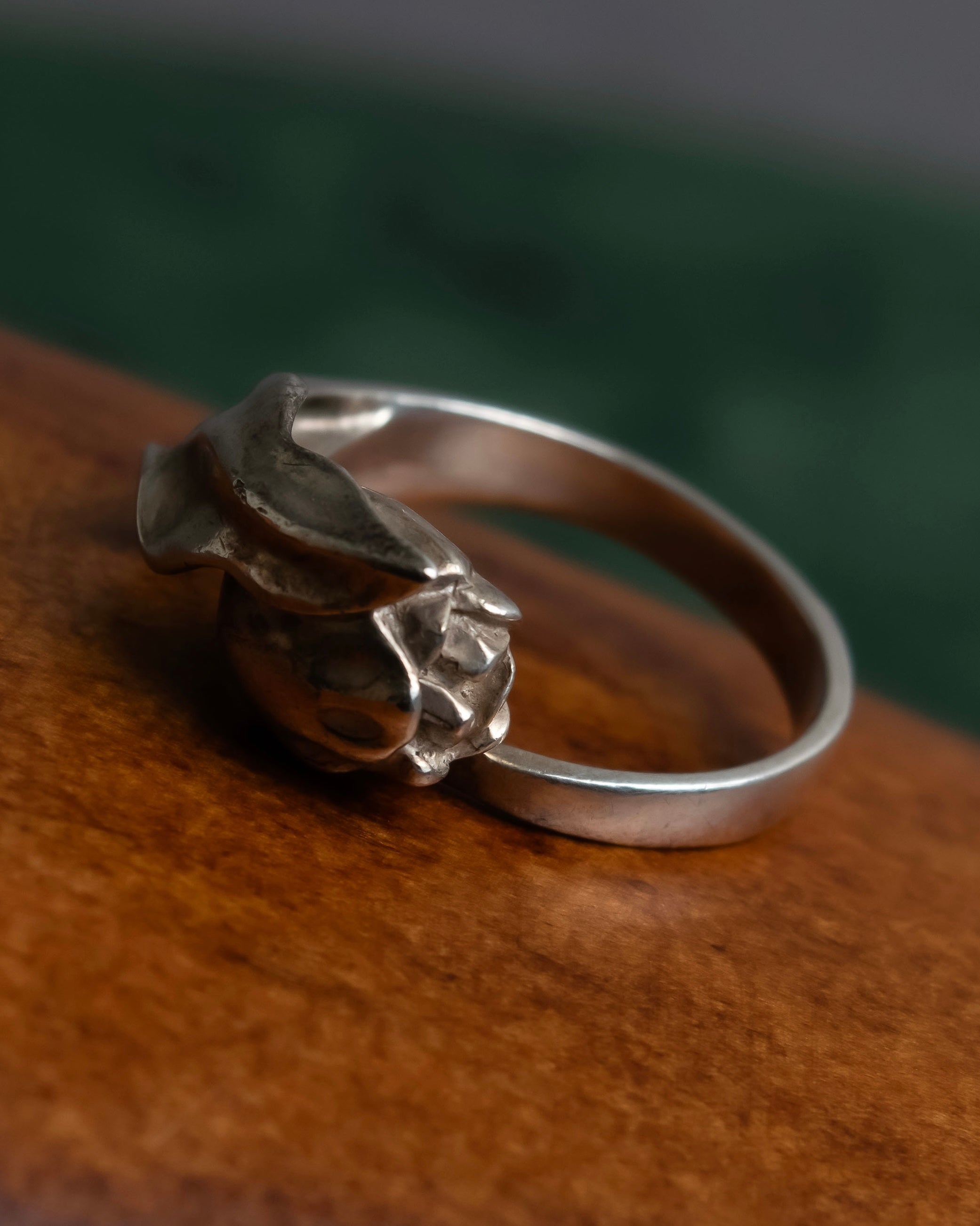 "Tiffany&Co" Sterling silver tulip ring