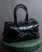 "YVES SAINT LAURENT" Glossy leather easy boston bag