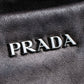 "PRADA" Frill docking one handle leather bag