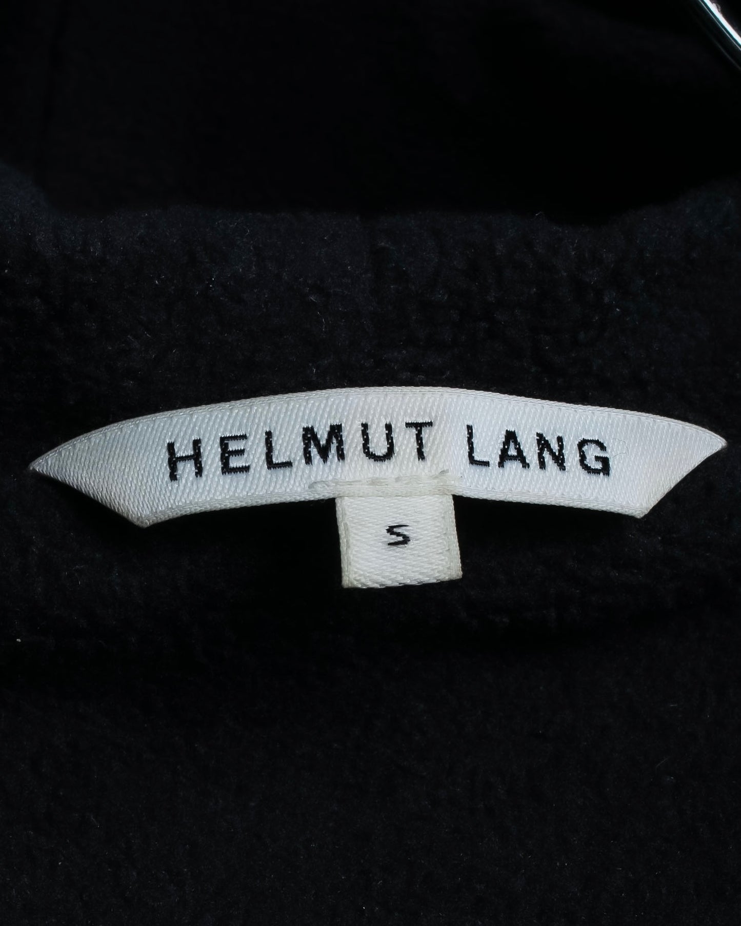 "HELMUT LANG"Boa switching shape leather zip-up jacket