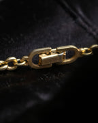 “Christian Dior” beautiful thick gold chain necklace
