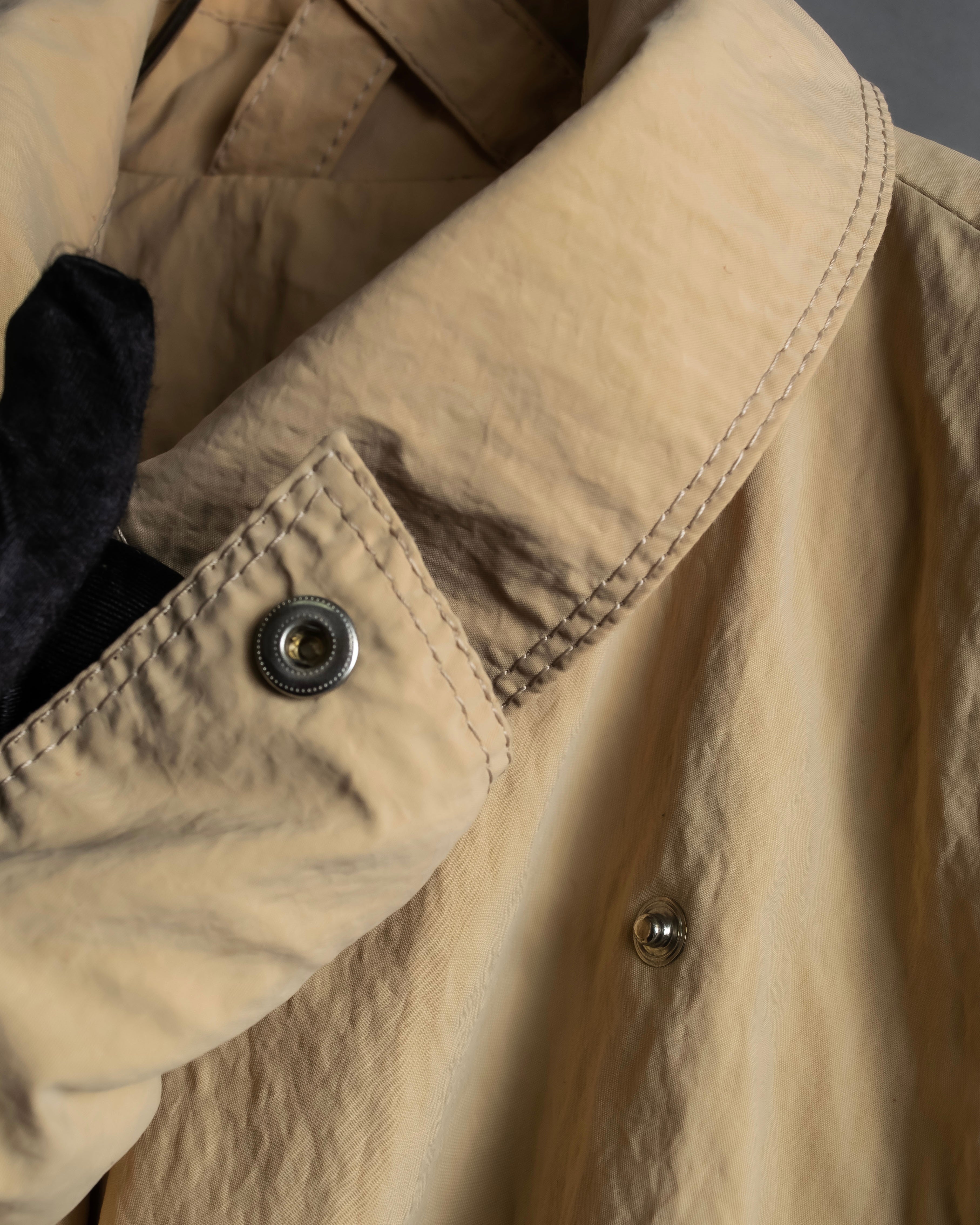 "Max Mara" Hooded mid-length lightweight coat