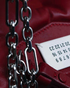 "MAISON MARGIELA" Red color Glam Slam chain shoulder bag