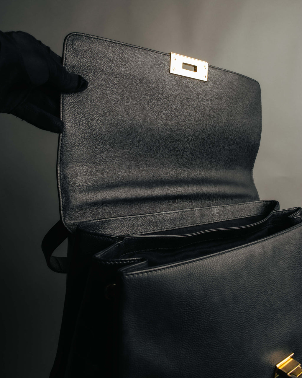 -SPECIAL- “BALENCIAGA” 2013-17 Le dix mixed leather shoulder bag