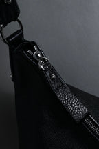 "Salvatore Ferragamo" Gancini motif draping leather bag