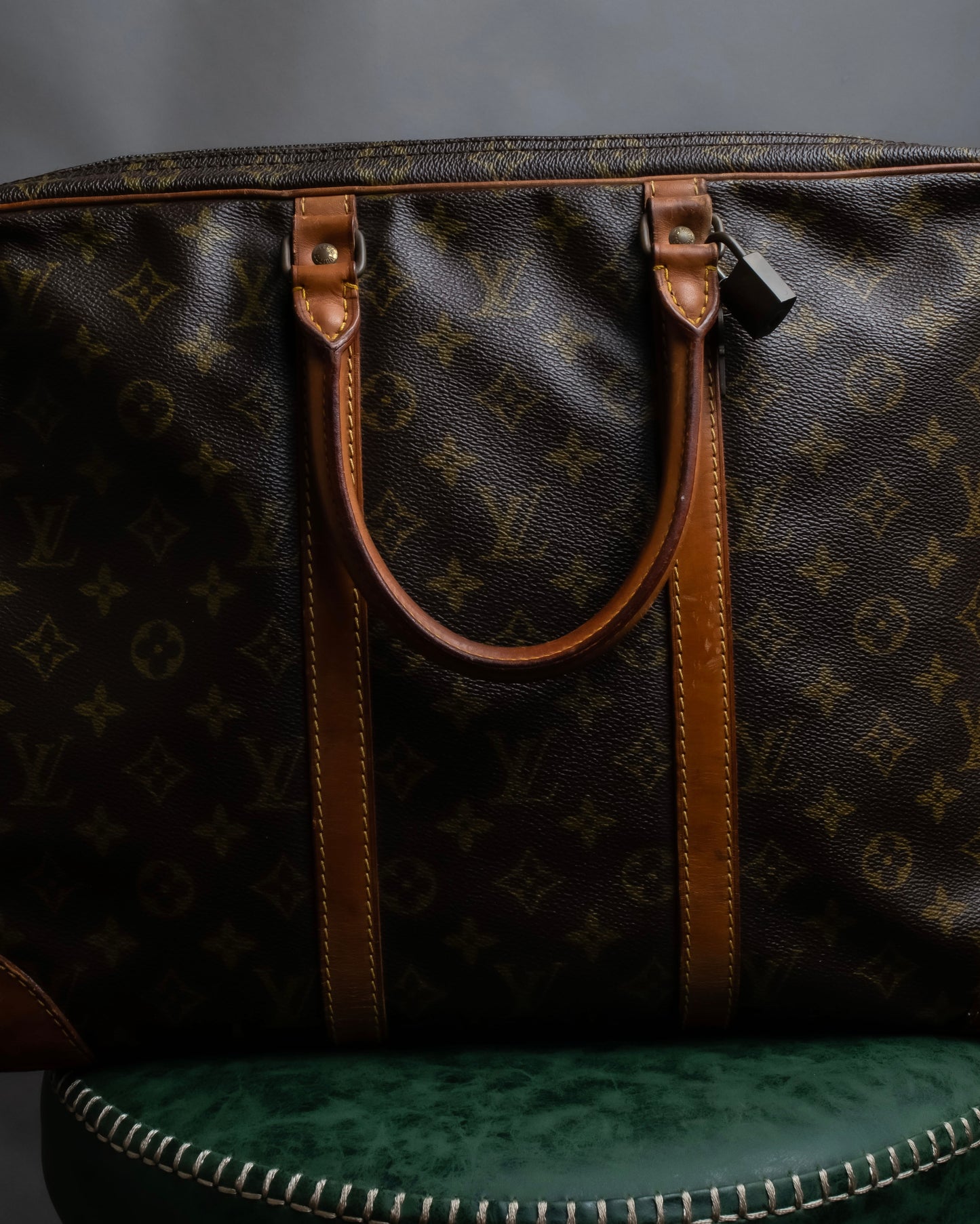 "LOUIS VUITTON" Porto document voyage leather bag