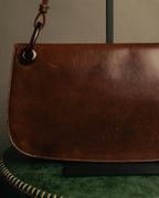“PRADA” 2000’s Minimal leather shoulder bag