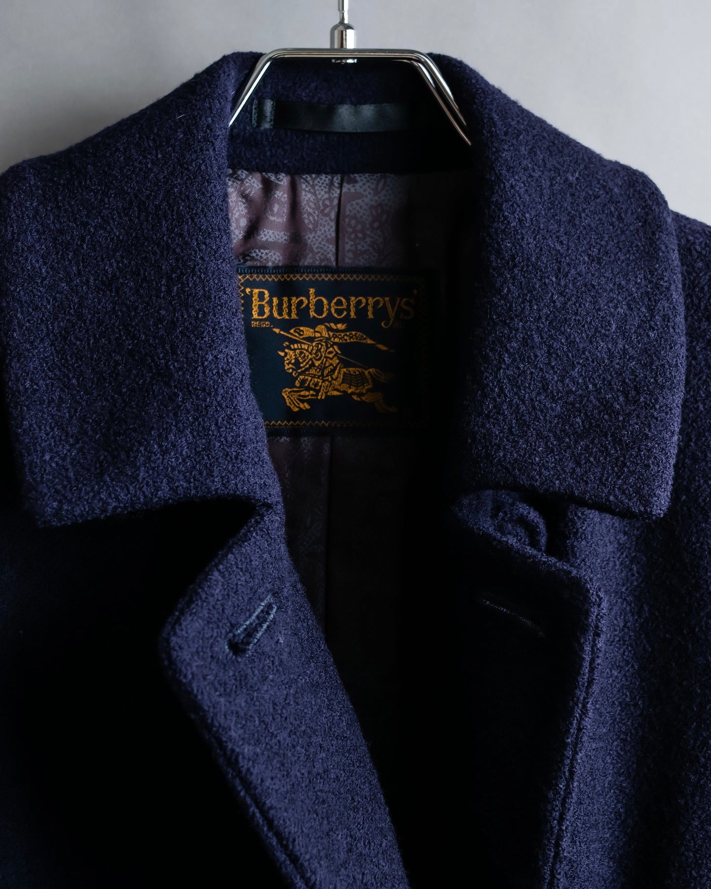 "BURBERRY"  Wool blend oversized double breasted soutien
coat