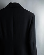 "GIANFRANCO FERRE" Multiple button sequences shaped long coat