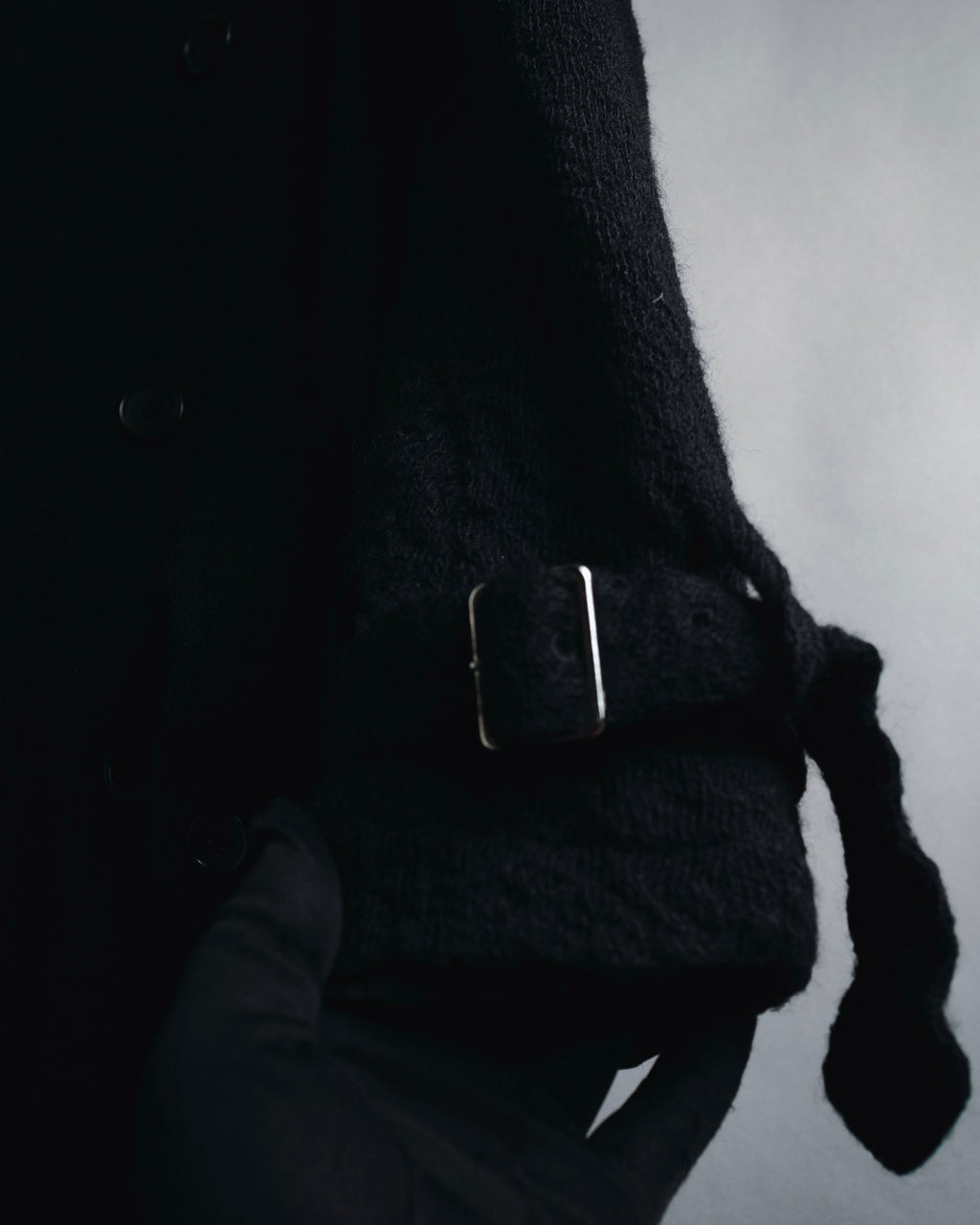 "tricot COMME des GARÇONS" 2007AW shrunk wool trench coat