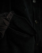 "BURBERRY" Thick wale corduroy oversized tailored jacket