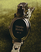"Valentino Michelle" Vintage cameo secret quartz bracelet watch