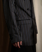 "Dolce & Gabbana" Silk design double-breasted tailored jacker